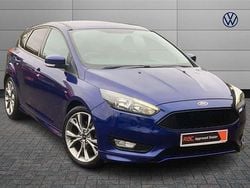 Blue Used 2017 Ford Focus ST-Line Hatchback | £7,990 (Good price)