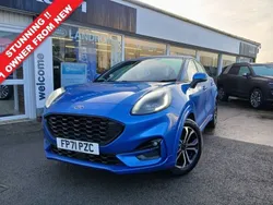 Blue Used 2021 Ford Puma ST-Line SUV | £14,999 (Fair price)