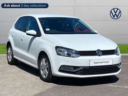 White Used 2017 VW Polo Match Hatchback | £13,444 (Fair price)