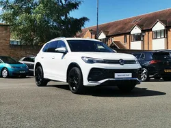 Pure white New 2025 VW Tiguan R-line SUV | £39,490
