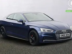 Blue Used 2018 Audi A5 S-Line Coupe | £15,799 (Good price)