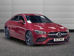 Red Used 2021 Mercedes CLA35 AMG Coupe | £27,995 (Super price)
