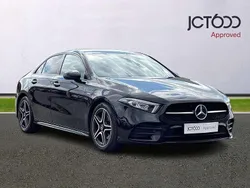Black Used 2022 Mercedes A200 AMG Line Premium Sedan | £22,500 (A bit pricey)