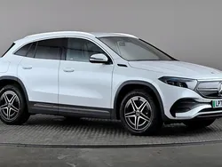 White Used 2022 Mercedes EQA350 AMG line SUV | £18,588 (Fair price)