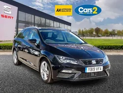 Black Used 2019 Seat Leon ST FR Estate | £10,495 (Fair price)