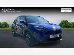 Blue Used 2023 Toyota Yaris Hybrid Design Hatchback | £22,430 (Expensive)