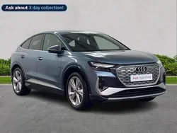 Blue Used 2024 Audi Q4 Sportback e-tron S-Line SUV | £37,864
