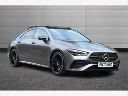 Grey Used 2024 Mercedes CLA200 AMG Line Premium Plus Coupe | £32,650 (A bit pricey)
