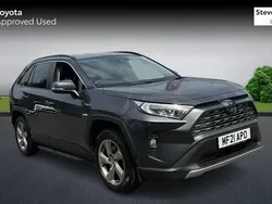 Grey Used 2021 Toyota RAV4 Hybrid Design SUV | £19,995 (Expensive)