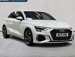 White Used 2022 Audi A3 S-Line Hatchback | £21,056 (Fair price)