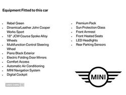 Green Used 2024 Mini John Cooper Works Hatch Hatchback | £27,995 (Fair price)