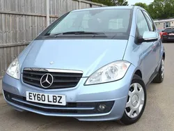 Blue Used 2010 Mercedes A160 Classic Hatchback | £4,249 (Fair price)
