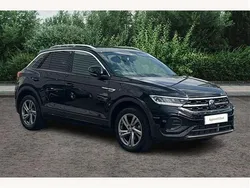 Black Used 2025 VW T-Roc R-line SUV | £29,545 (Fair price)