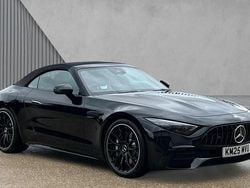 Black Used 2025 Mercedes SL43 AMG Premium Plus Cabriolet | £85,995 (Super price)