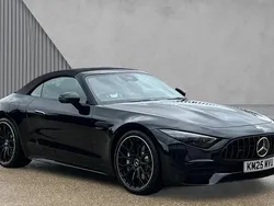 Black Used 2025 Mercedes SL43 AMG Premium Plus Cabriolet | £85,990 (Super price)