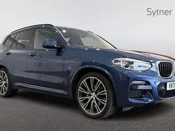 Blue Used 2021 BMW X3 M Sport SUV | £32,750 (Fair price)