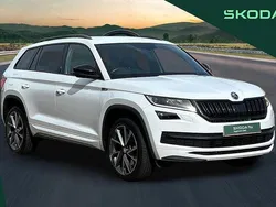 White Used 2019 Skoda Kodiaq SportLine SUV | £26,500 (Fair price)