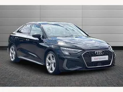 Mythos black Used 2023 Audi A3 S-Line Sedan | £21,795 (Fair price)