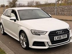 White Used 2016 Audi A3 S-Line Hatchback | £11,990 (Fair price)
