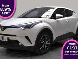 White Used 2017 Toyota C-HR SUV | £11,386 (Fair price)