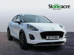 White Used 2021 Ford Puma Titanium SUV | £16,990 (Fair price)