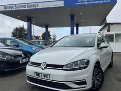 White Used 2017 VW Golf VII SE Hatchback | £11,995 (Fair price)