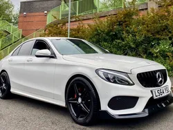 White Used 2014 Mercedes C220 AMG line Sedan | £9,995 (Expensive)