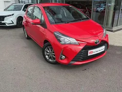 Red Used 2019 Toyota Yaris Hatchback | £8,598 (Fair price)