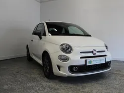 White Used 2017 Fiat 500 S Hatchback | £6,495 (Fair price)