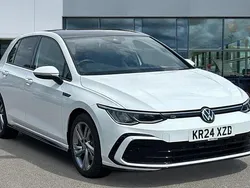 White Used 2024 VW Golf VIII R-line Hatchback | £29,576 (Expensive)