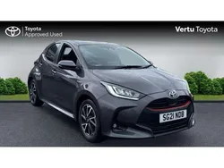 Grey Used 2021 Toyota Yaris Hybrid Design Hatchback | £15,959 (Fair price)