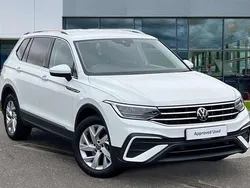 Pure white Used 2023 VW Tiguan Allspace Life SUV | £26,670 (Good price)