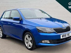Blue Used 2018 Skoda Fabia SE L Hatchback | £11,654 (Fair price)