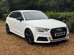 White Used 2018 Audi A3 Sportback S-Line Hatchback | £7,695 (Good price)