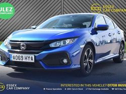 Blue Used 2019 Honda Civic SR Hatchback | £10,685 (Fair price)