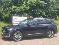 Black Used 2021 Audi Q7 S-Line SUV | £36,475 (Fair price)