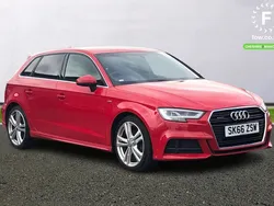 Red Used 2016 Audi A3 Sportback S-Line Hatchback | £11,599 (Fair price)