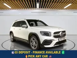 White Used 2022 Mercedes GLB200 AMG line SUV | £22,499 (A bit pricey)
