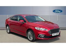 Red Used 2022 Ford Mondeo Titanium Sedan | £16,248 (Fair price)