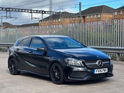 Black Used 2016 Mercedes A200 AMG line Hatchback | £6,495 (A bit pricey)