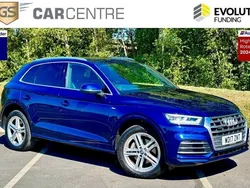 Blue Used 2017 Audi Q5 S-Line SUV | £18,700 (Fair price)
