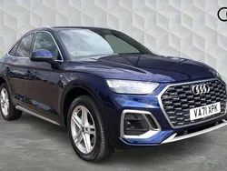 Blue Used 2022 Audi Q5 Sportback S-Line SUV | £34,250 (Good price)