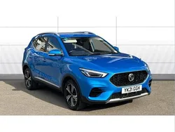 Blue Used 2021 MG ZS Excite Sedan | £12,714 (Fair price)
