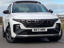 Polar white Used 2022 Hyundai Tucson N Line SUV | £22,490 (Fair price)