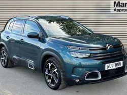 Blue Used 2021 Citroën C5 Aircross PureTech SUV | £16,237 (Fair price)