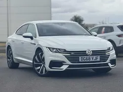 White Used 2018 VW Arteon R-line Hatchback | £15,890 (Fair price)