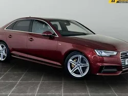 Red Used 2018 Audi A4 S-Line Sedan | £17,995 (Fair price)