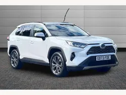 White Used 2024 Toyota RAV4 Hybrid Design SUV | £31,995 (Good price)