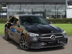 Black Used 2025 Mercedes C220 AMG Line Premium Sedan | £39,995