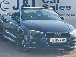 Blue Used 2015 Audi A3 Cabriolet S-Line Cabriolet | £9,795 (A bit pricey)